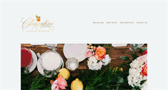 Desktop Screenshot of clementinecustomevents.com